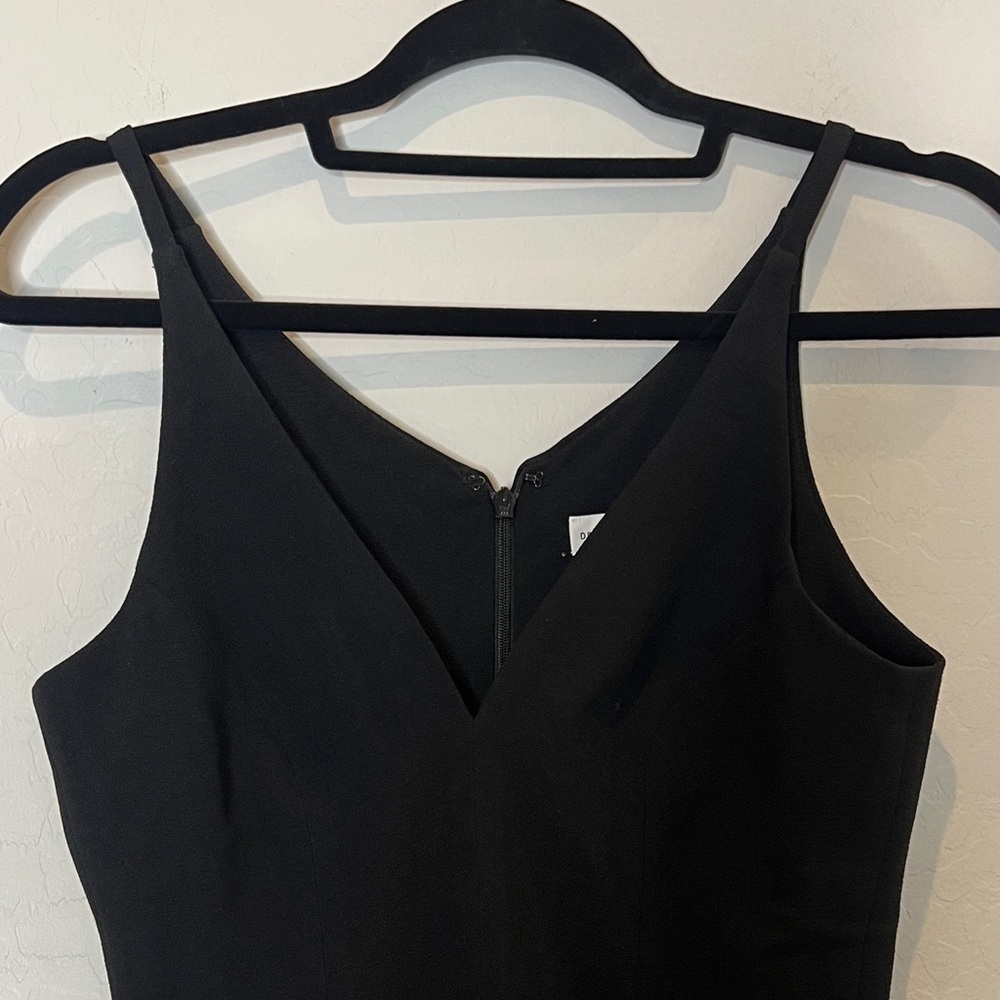 Dress the Population Black Lyla Crepe Midi Dress size Small - Picture 3 of 11